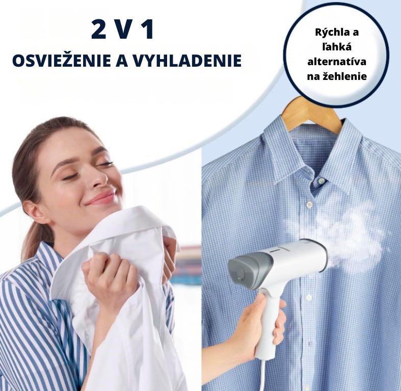 CleanMaxx Ručný skladací naparovač odevov 19371 (1)
